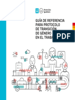 Guía de Referencia para Protocolo de Transición de Género en El Trabajo
