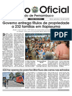 Estado de Pernambuco: Governo Entrega Títulos de Propriedade A 232 Famílias em Itapissuma