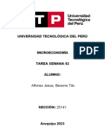 Universidad Tecnológica Del Perú-Microeconomía Semana 2