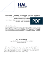 Developing A Workflow To Represent Fractured Carbonate Reservoirs For Simulation Models Under Uncertainties Based On Flow Unit Concept