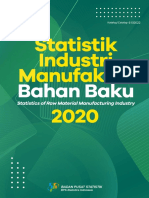 Statistik Industri Manufaktur Bahan Baku, 2020