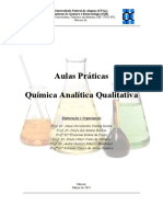 UFAL Aulas Práticas de Química Analítica Qualitativa