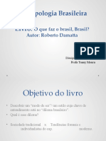 Antropologia Brasileira Livro:: O Que Faz o Brasil, Brasil? Autor: Roberto Damatta