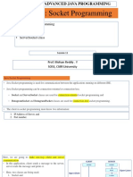 Module 2: Socket Programming: 8Cspl6241-Advanced Java Programming