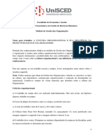 Trabalho de Campo 2022 - Gestão Das Organizações