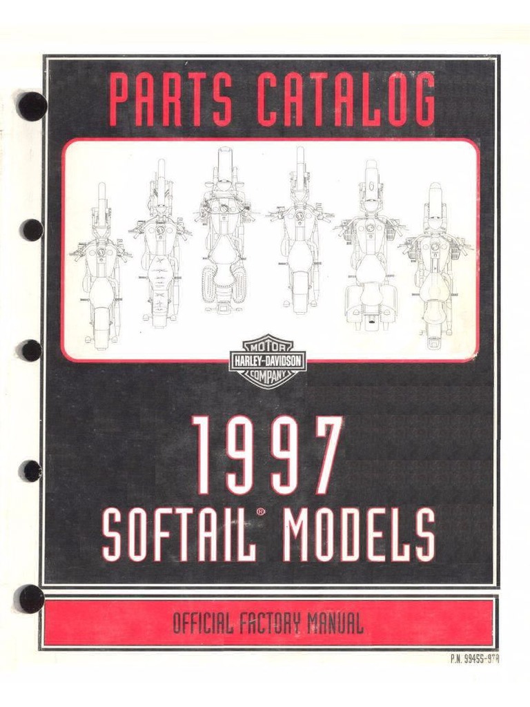 1997 Harley Davidson Softail Models Parts Catalog | PDF | Piston