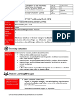 Earning Outcomes: LSPU Self-Paced Learning Module (SLM) Mt8-M Kinematics of Machinery Lecture