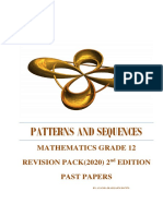 Grade 12 Patterns and Sequences Past Papers Revision Pack