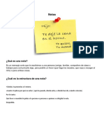 Notas: ¿Qué Es Una Nota?