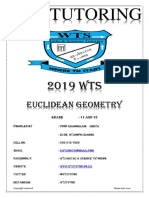 2019 WTS 12 Euclidean Geometry