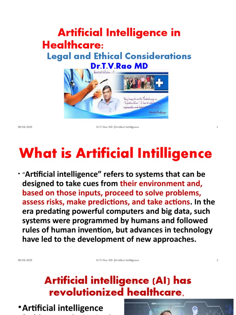 AI in Healthcare: Ethics and Responsibility | PDF | Artificial ...