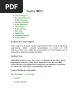 Kotlin OOPs
