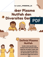 Sumber Plasma Nutfah Dan Diversitas Genetik: Dian Nur Lestari - 4442200166 - 2C