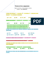 Vectores de tres componentes