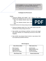 Pembagian Sesi Wawancara Oprec BP2M 2021