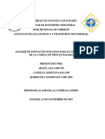 Informe Final - Analisis de Nuevas Tecnologias para El Transporte de La Cadena de Frio en Panamá