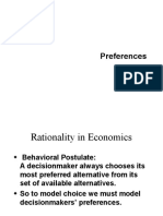 Economic Preferences: Understanding Rational Choice