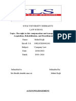 Company Law Assignment by Mehul Rojh