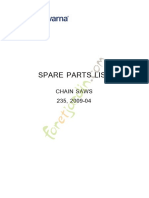 Spare Parts List: Chain Saws 235, 2009-04