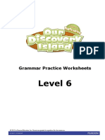 Level 6: Grammar Practice Worksheets