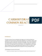 Nursing Biochemistry Lab Report: Carbohydrate Reactions