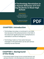 The Impact of Technology Revolution in Changing The Human Behavior of 11-ICT-Programming Students in Rizal High School