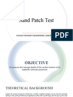 Lab 11 Sand Patch Test Instructor Guide