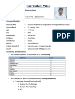 Curriculum Vitae: D.M. Gihen Pesangith Dharmarathna No 291/1, Pathagihena, Ihalamadampella