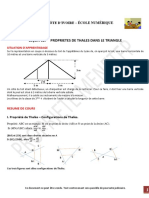 3e Maths L02 Proprietes de THALES