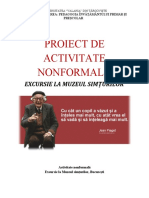 Proiect Activitate Nonformală
