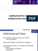 CSCW Issues and Theory - Communication and Collaboration Models Explained