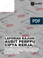 Kajian Audit Perpu Cipta Kerja Kudeta Terhadap Konstitusi, Membahayakan Kehidupan Demokrasi, Negara Hukum Dan Hak Asasi Manusia