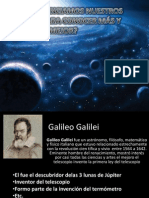 Galileo Galilei y Sus Descubrimientos