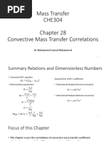 Mass Transfer Slides - CHE304 - Chapter 28