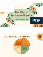 The Global Interstate System: Christine B. Tenorio, MPA