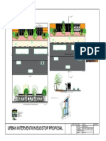 Urban Intervention Busstop Proposal: 18 Metre Wide Road