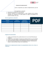 Evaluación e implementación de planes docentes virtuales