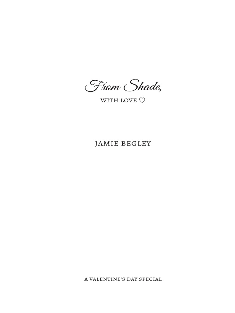 From Shade, Jamie Begley PDF