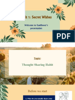 Unit 1: Secret Wishes: Welcome To Sunflower's Presentation