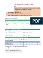 § 2: Thứ Tự Trong Tập Hợp Số Nguyên: A. Kiến Thức Cần Nhớ