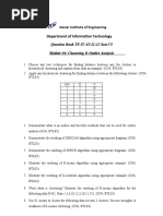 Department of Information Technology: Question Bank TE IT AY-22-23 Sem VI Module 04: Clustering & Outlier Analysis