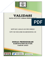 Validasi: Dinas Pendidikan