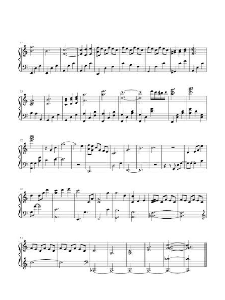 Your Lie in April Piano PDF