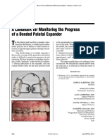 PEARLS A Landmark For Monitoring The Progress of A Bonded Palatal Expander