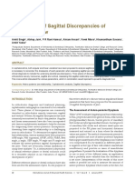 Assessment of Sagittal Discrepancies of Jaws