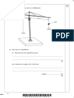 The Diagram Shows A Tower Crane On A Building Site.: Leave Blank