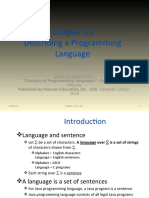 Chapter 03 Describing Programming Languages