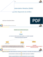 Stiinta Materialelor Metalice (SMM) : Curs 4.1: Diagramele de Echilibru