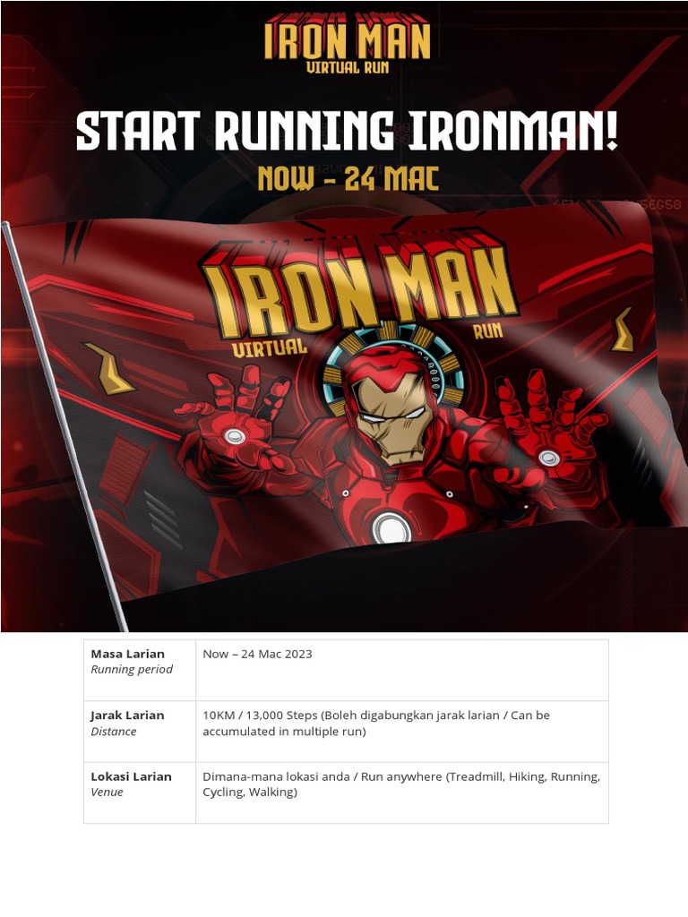 IRONMAN running Guideline PDF