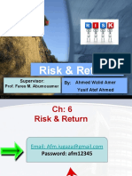 Risk and Return. Ahmed&Yusif